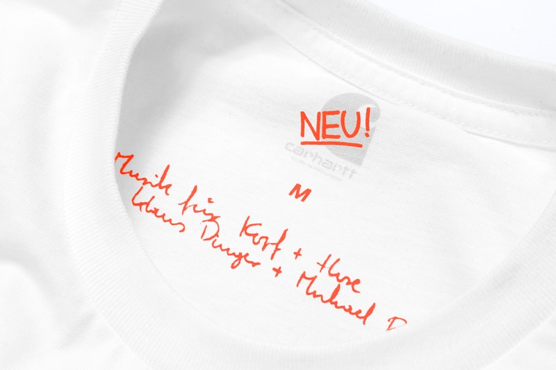 Carhartt WIP Neu! Capsule Collection release info T-shirts socks tote bag overalls