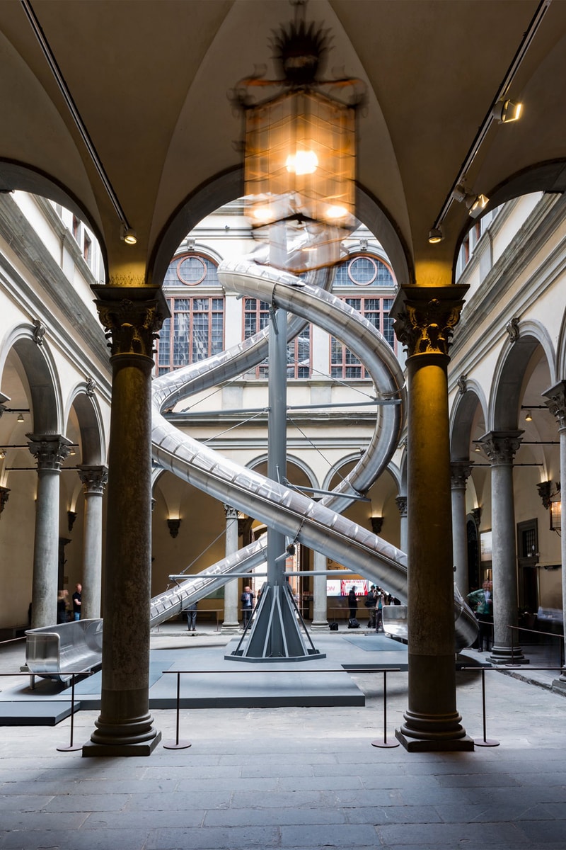 Carston Holler 60 Foot Slides Florence Palazzo Strozzi