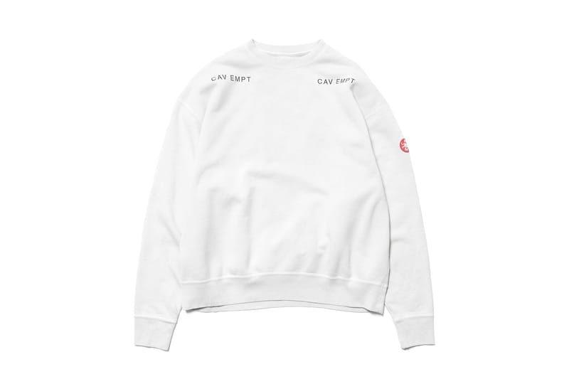 cav empt white hoodie