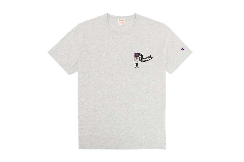 Champion Beams Limited Edition Artist Series Collection Grey White Sweatshirts T-Shirts Ju Jullien Yu Nagaba Yusuke Hanai Call Me Georges