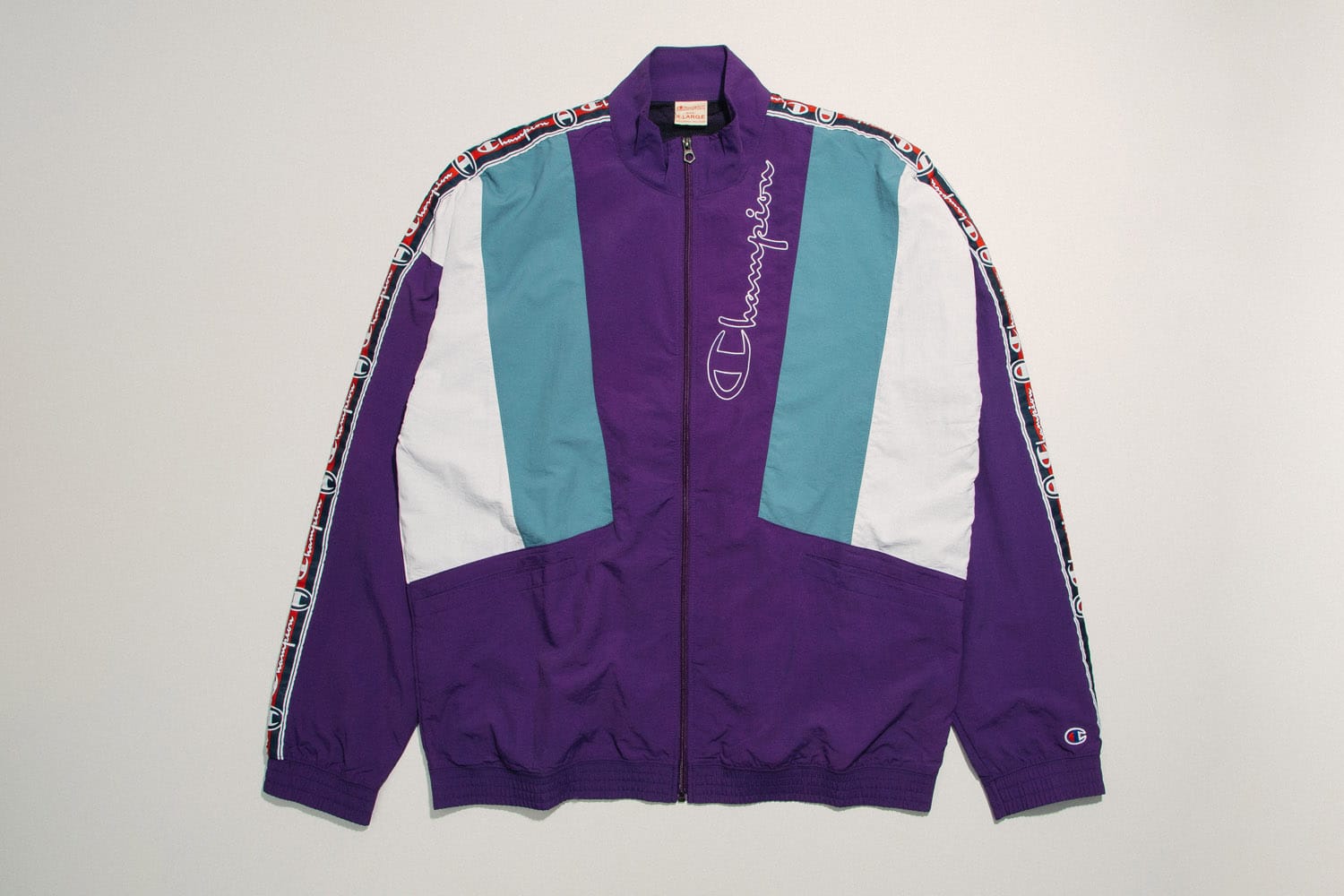 champion purple tracksuit