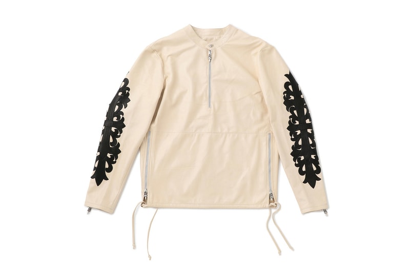 Sacai Chrome Hearts Dover Street market ginza new york london singapore japan exclusive leather shirt denim jackets drop release april 14 21 2018 info date collection