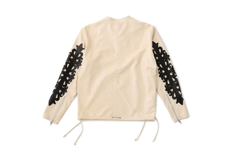 Sacai Chrome Hearts Dover Street market ginza new york london singapore japan exclusive leather shirt denim jackets drop release april 14 21 2018 info date collection