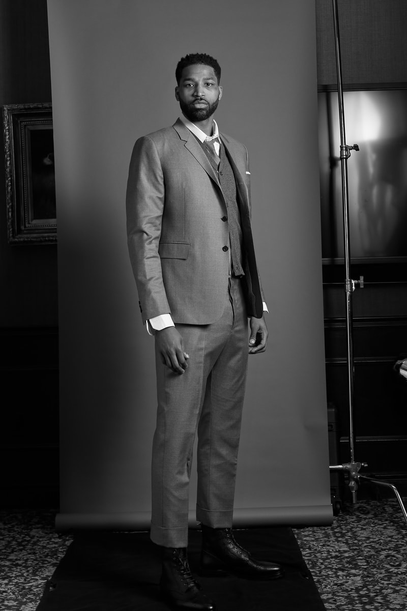 Cleveland Cavaliers Thom Browne Suit Project behind the scenes lebron james dwyane wade kevin love jr smith tristan thompson Tyronn Lue custom bespoke