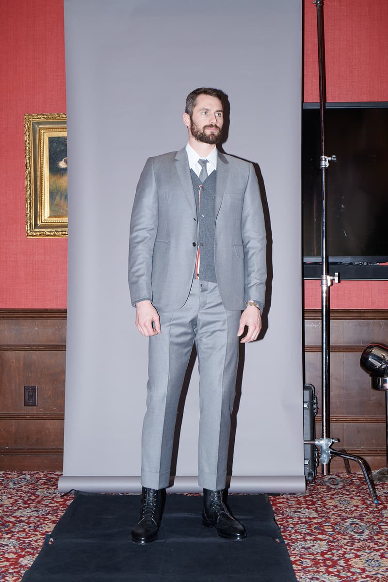 Cleveland Cavaliers Thom Browne Suit Project behind the scenes lebron james dwyane wade kevin love jr smith tristan thompson Tyronn Lue custom bespoke