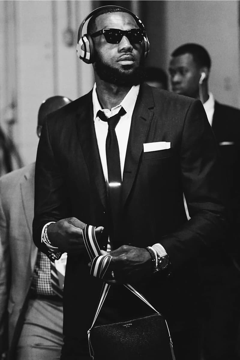 Cleveland Cavaliers Thom Browne Suit Project behind the scenes lebron james dwyane wade kevin love jr smith tristan thompson Tyronn Lue custom bespoke