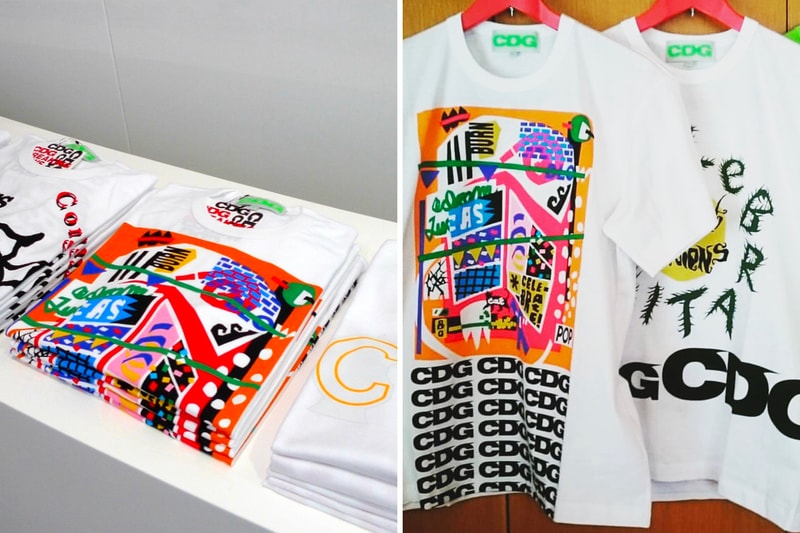 Adam Lucas COMME des GARÇONS cdg Collaboration art t-shirts collection