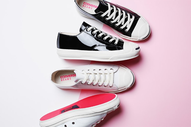 Converse Japan & BEAMS BOY Unite for Luxe Black & White Jack Purcell Collab