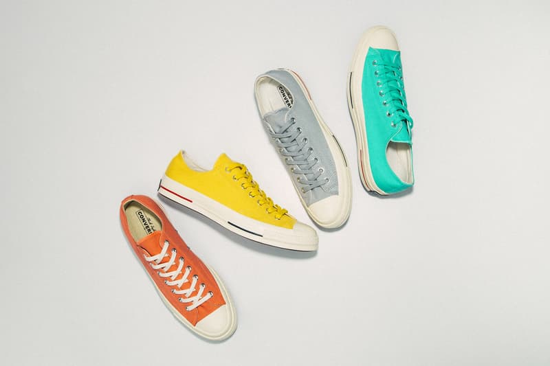 Converse New Arrivals HBX One Star Suede All Star High Low Chuck 70 Release Information Yellow Orange Blue Pink Green White Floral Brown Black