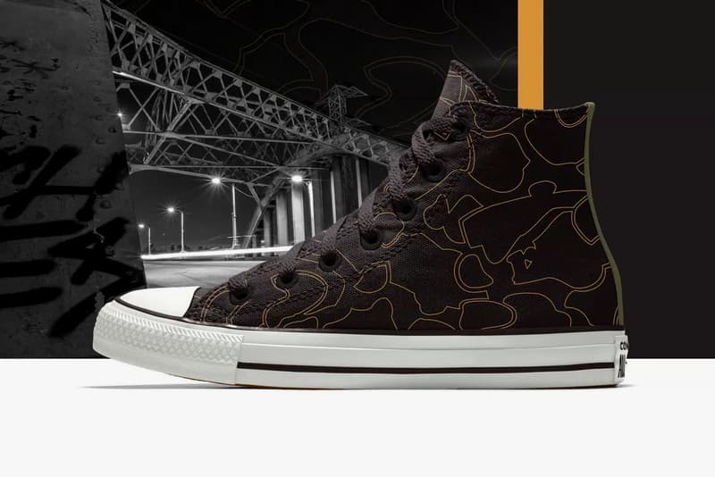 The DISTINCT LIFE Converse Chuck Taylor New Collaboration spring summer 2018 april release date info drop sneakers shoes footwear black mustard colorway