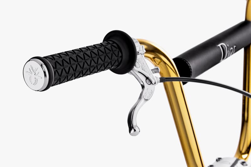 Dior x Bogarde Gold BMX bike colorway collaboration 100 bicycle limited edition april 20 2018 leather