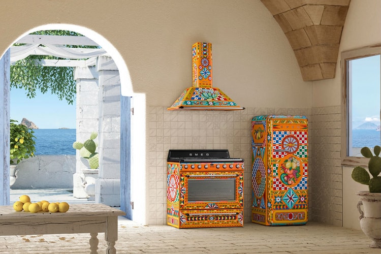 Dolce & Gabbana x Smeg Drop a Sicilian Culture-Inspired New Kitchen Range