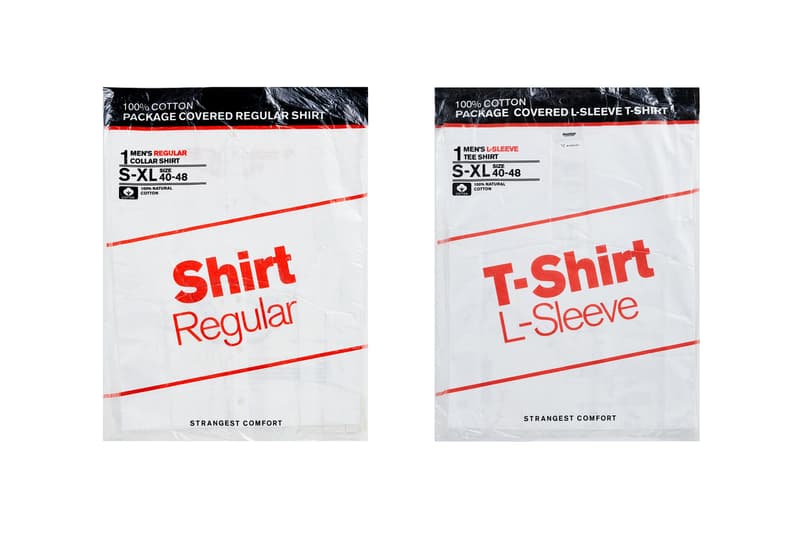 Doublet Midwest japan exclusive select shop fall winter 2018 plastic package wrapped shirt tee t long sleeve order event interview