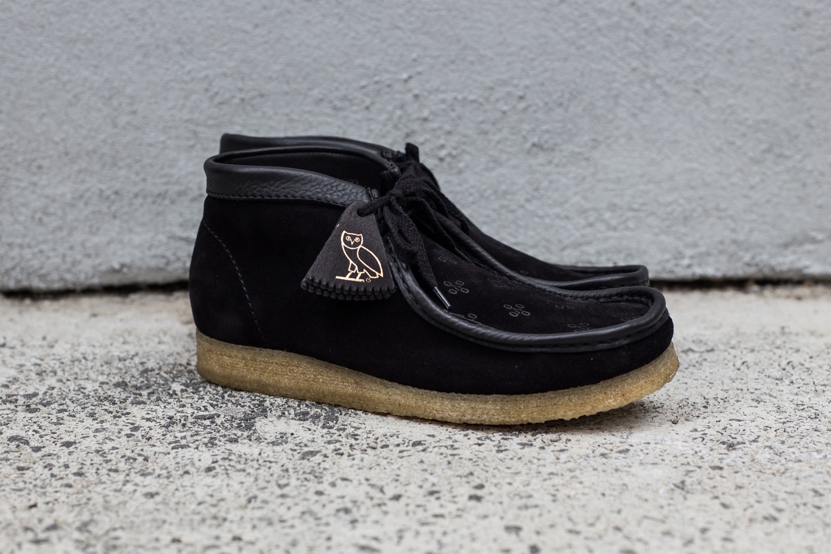 Drake OVO Clarks Wallabee Closer Look Collaboration For Sale Availability Pricing Release Info Desert Boots Date Hat Sweatshirt