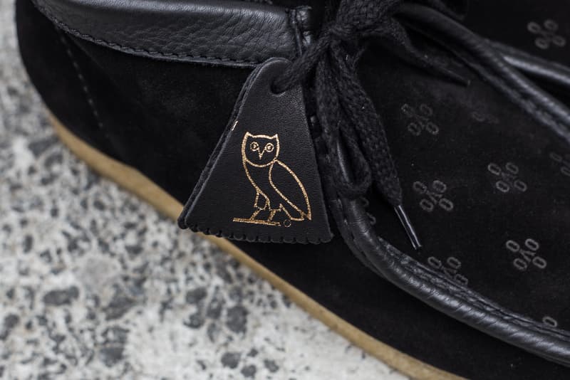 Drake OVO Clarks Wallabee Closer Look Collaboration For Sale Availability Pricing Release Info Desert Boots Date Hat Sweatshirt