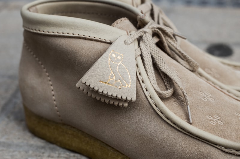 Drake OVO Clarks Wallabee Closer Look Collaboration For Sale Availability Pricing Release Info Desert Boots Date Hat Sweatshirt