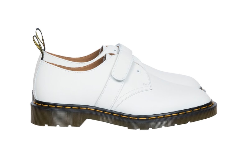 Engineered Garments Dr. Martens Daiki Suziki 1461 Low-Top 3-Eye Velcro Closer Look Milk Shake khaki navy Oxblood black white shoes footwear Nepenthes