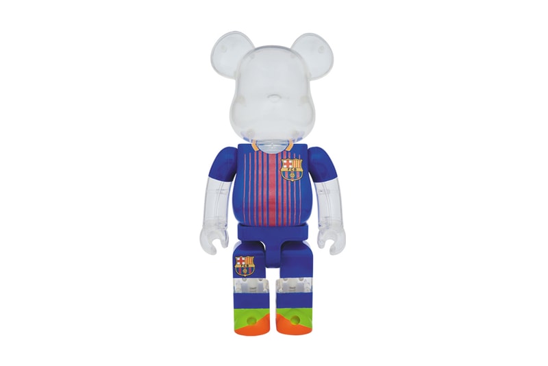 FC Barcelona Medicom Toy BEARBRICKs 100 400 1000 percent april 24 2018 release date info drop