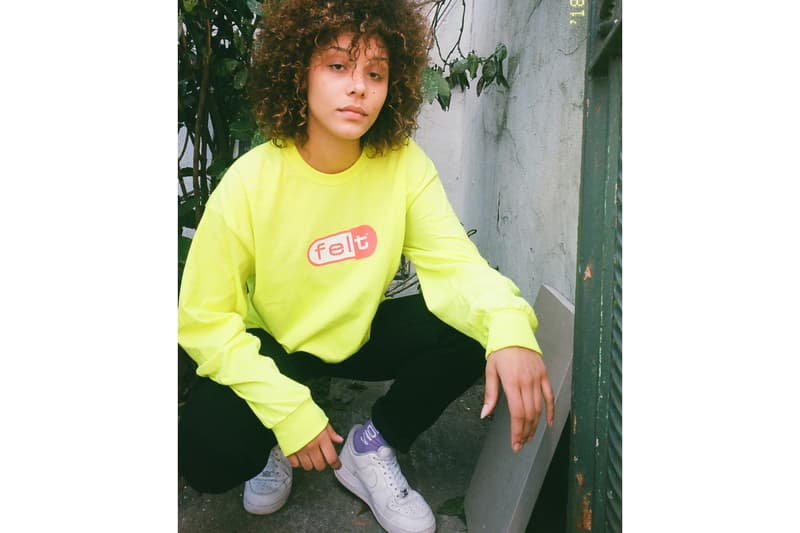 FELT Spring 2018 Collection Lookbook T-shirts hoodies sweatpants crewnecks