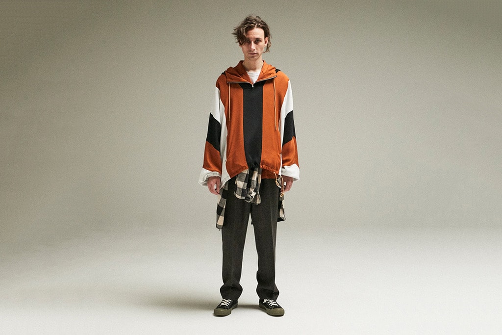 FILL THE BILL Fall/Winter 2018 Lookbook Vests Pullovers Sweatshirts Trousers Accessories For Sale Availability Pricing