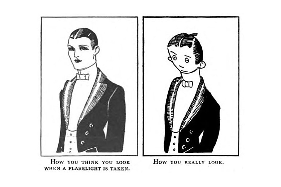 first meme expectation vs reality 1921 comic strip University of Iowa The Judge magazine