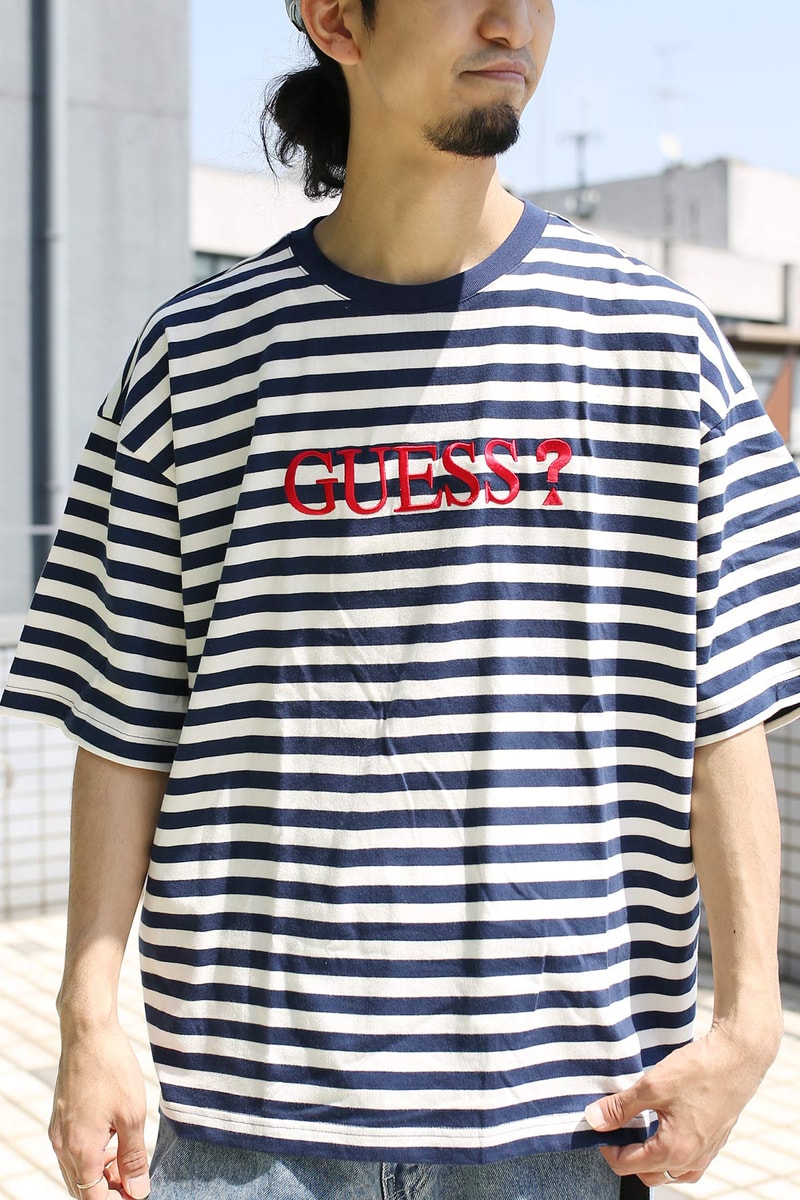 FREAKS STORE GUESS Big T Shirt tee white black april 2018 release date info drop oversized japan collaboration
