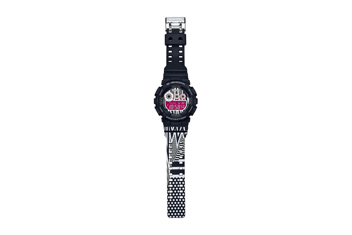 Marok G-SHOCK GD-120LM-1AJR Watch Magenta Purple Graphic Print How to buy cop purchase Availability