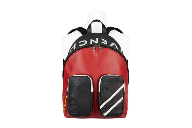 Givenchy fall winter 2018 pre collection motocross racing bike bag shoe sneaker ready wear leather drop release