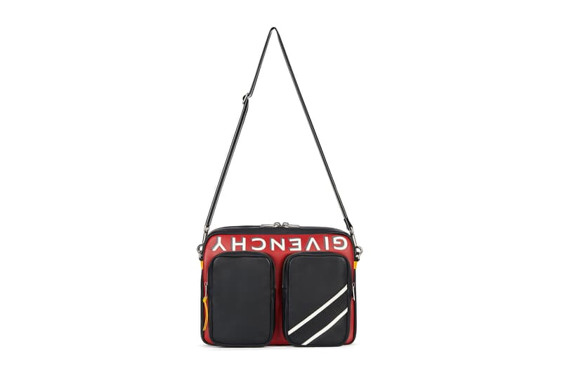 Givenchy fall winter 2018 pre collection motocross racing bike bag shoe sneaker ready wear leather drop release