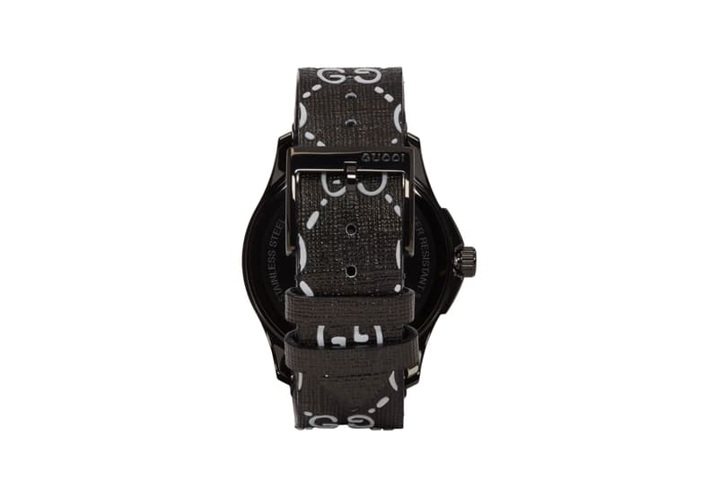 Black G-Timeless GucciGhost Watch release info accessories watches