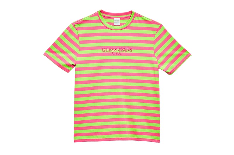 colorful guess shirt