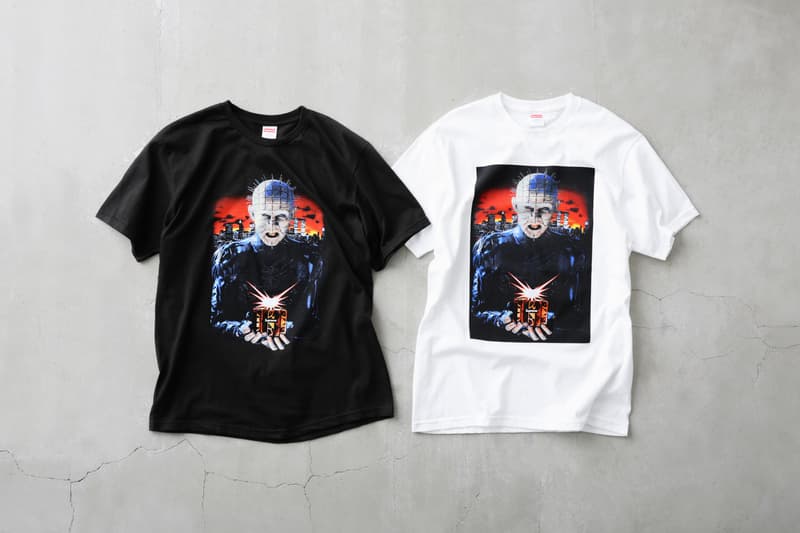 Hellraiser x Supreme Spring 2018 Collection Horror Movies Fashion Supreme New York Gore Scary Movies Entertainment Pinhead Streetwear