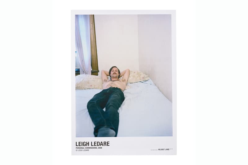 Helmut Lang Leigh Ledare Artist Series T-Shirts collection posters price