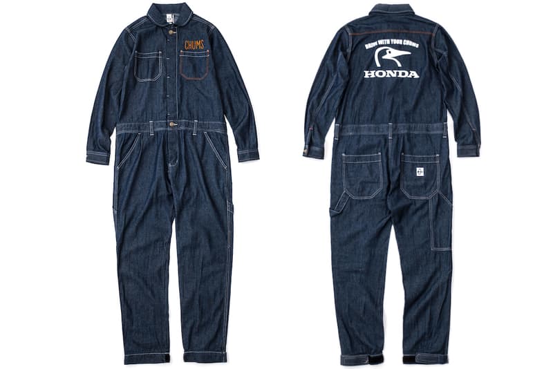 Honda CHUMS Collaboration april 2018 release date info drop coveralls shirt t-shirt cap hat tote cushion carabiner seat organizer