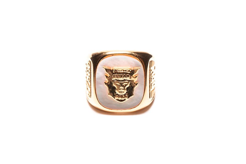 HUMAN MADE Spring Summer 2018 Gold College Triple Rings