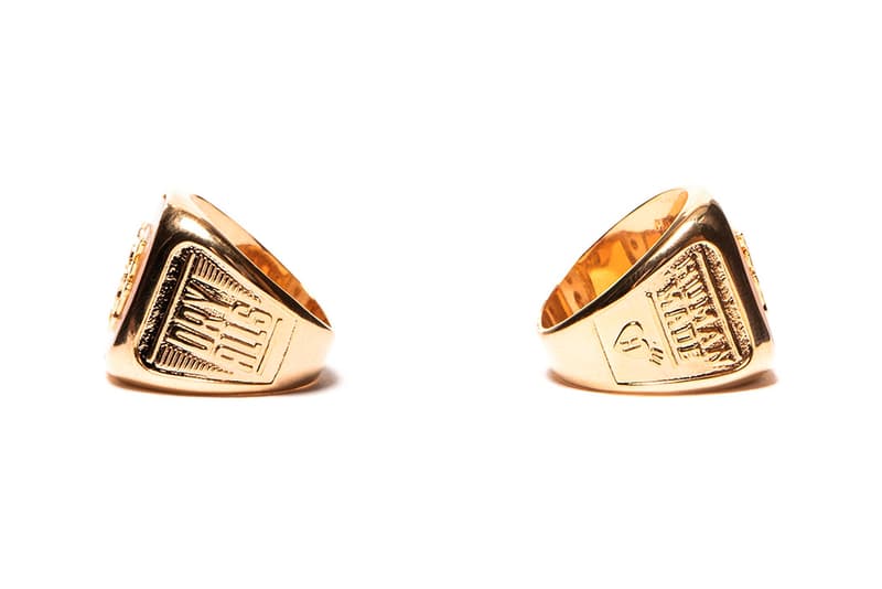 HUMAN MADE Spring Summer 2018 Gold College Triple Rings