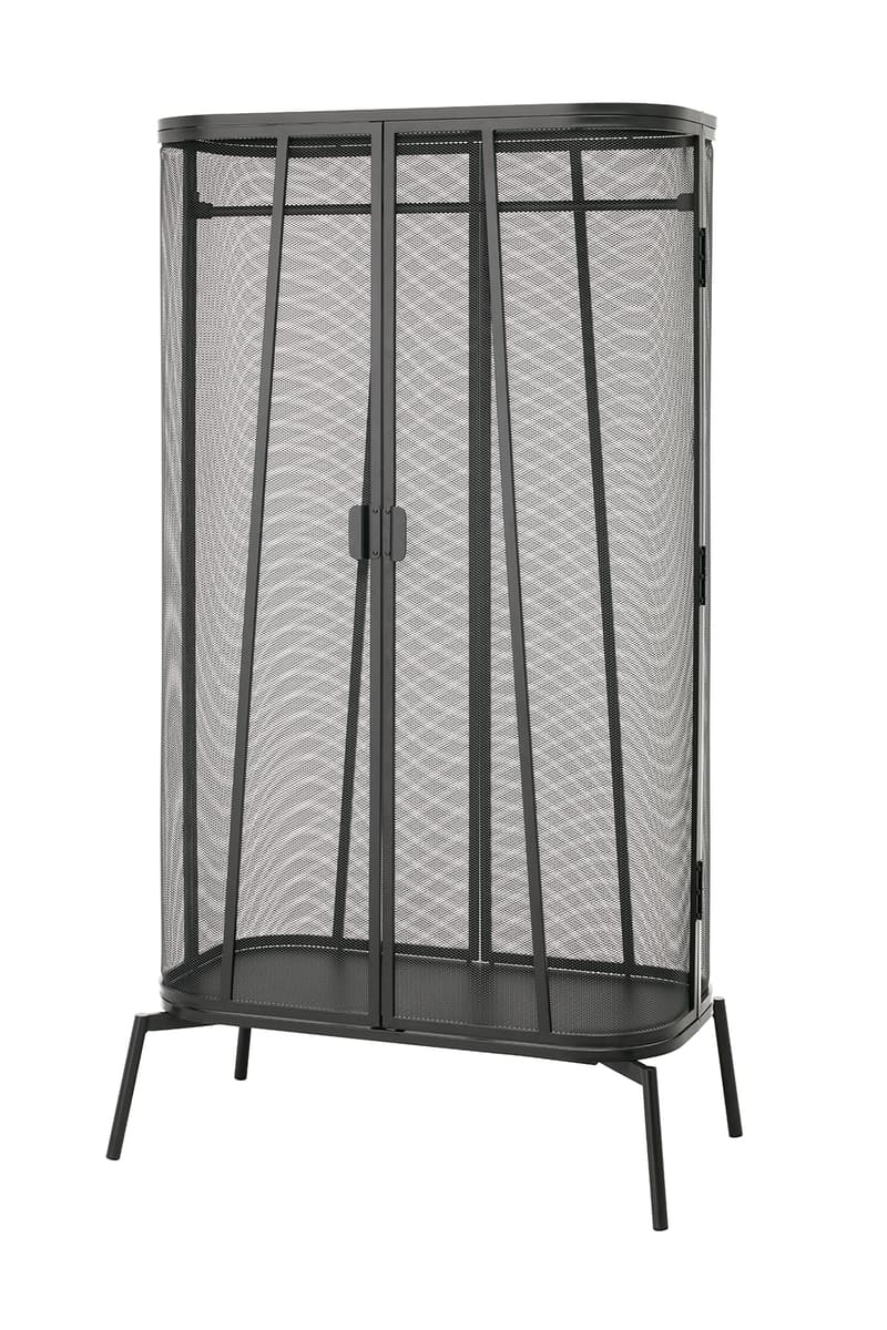 Stampd ikea chris stamp SPÄNST collaborative collection furniture hat skateboard basketball hoop desk table stand armchair wardrobe light sticks duffel bag clothes rack box cushion cover water bottle travel towel noticeboard