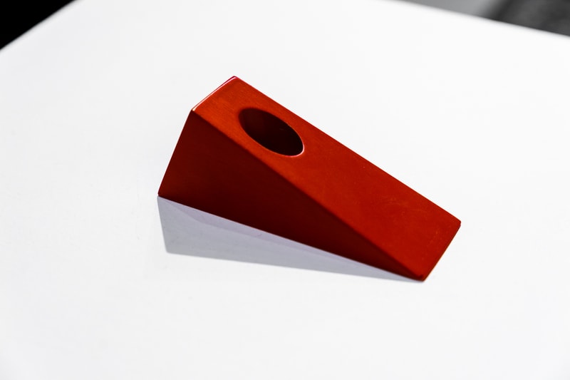 Virgil Abloh x IKEA Off-White Collection BLUE RED Rug KEEP OFF SCULPTURE bag doorstopper