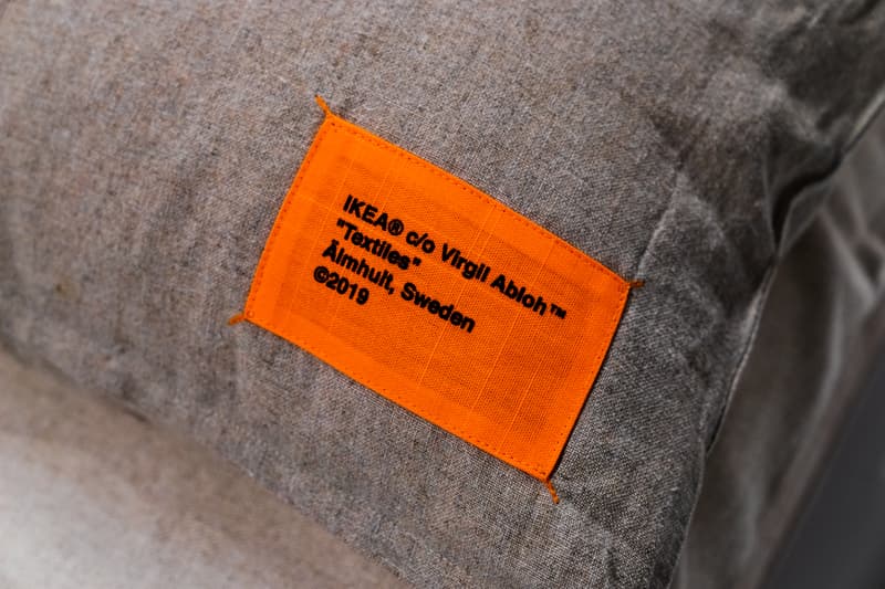 Virgil Abloh x IKEA Off-White Collection BLUE RED Rug KEEP OFF SCULPTURE bag doorstopper