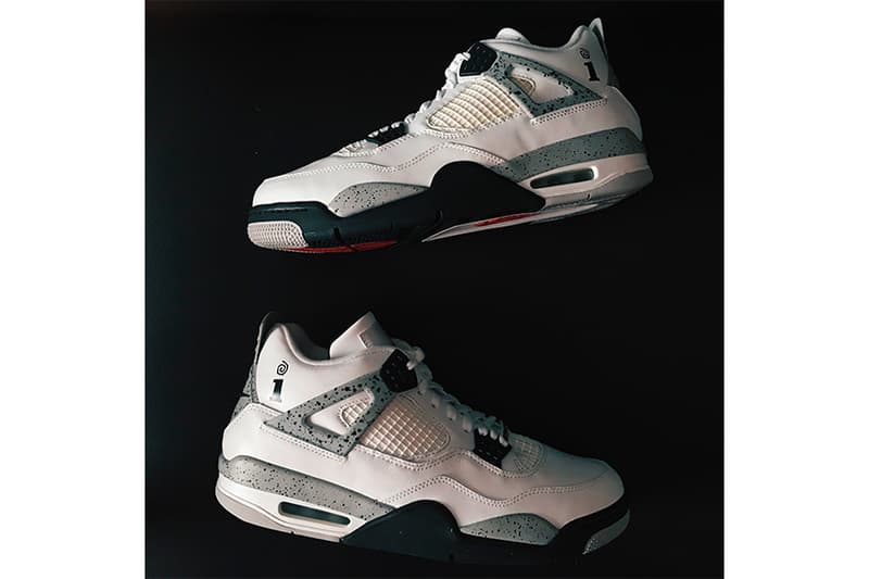 Interscope Records Air Jordan 4 First Look White Cement