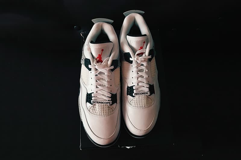 Interscope Records Air Jordan 4 First Look White Cement