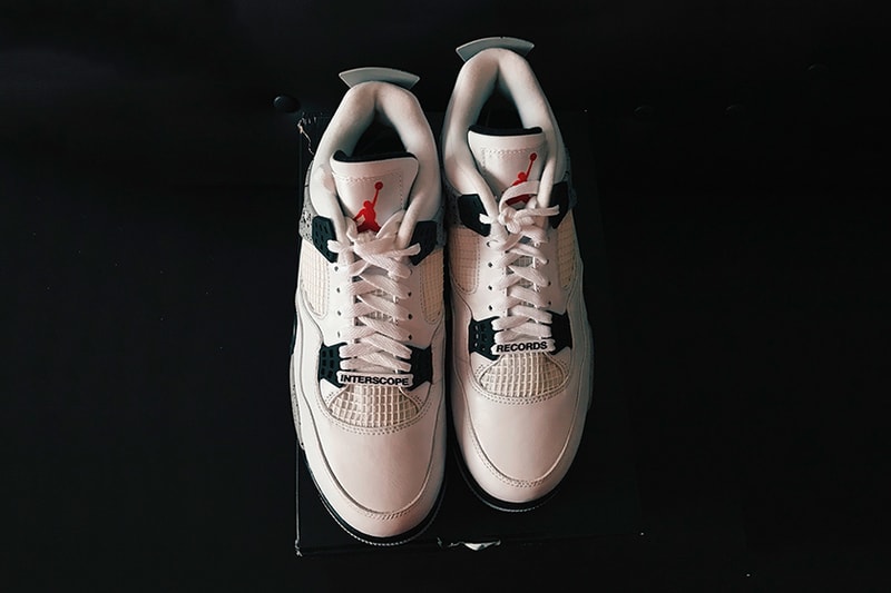 Interscope Records Air Jordan 4 First Look White Cement
