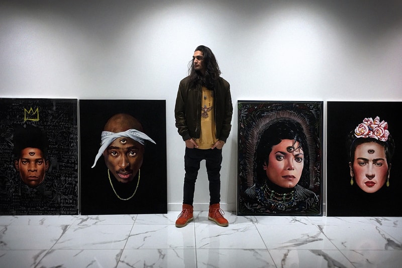 isaac pelayo vision exhibition los angeles california art artwork paintings