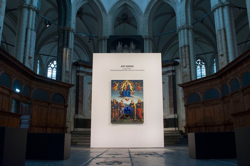 jeff koons gazing ball nieuwe kerk amsterdam church art artwork sculpture painting installation exhibition