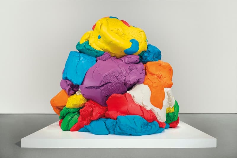 Jeff Koons Play Doh Sculpture Auction Christies may 17 2018 20 million usd dollars new york aluminum