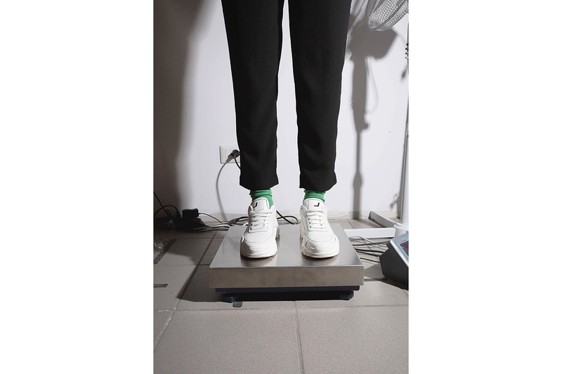 JOSHUA SANDERS Holographic "Zenith" Sneaker Black White Light Holo Crash Holo Flirt Grey Jersey Colorways Chunky Sneaker Trend