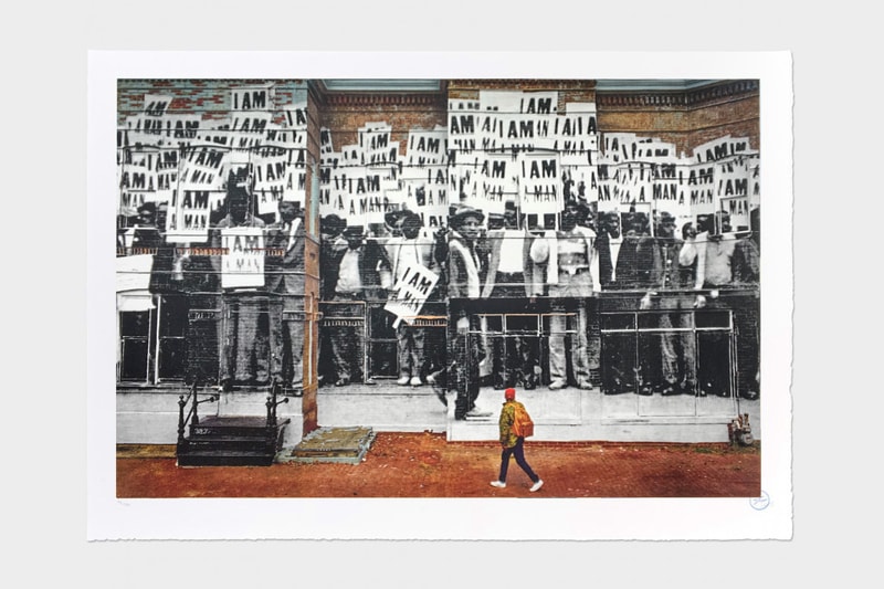 JR I AM A MAN Washington DC 2012 Print unframed social animals