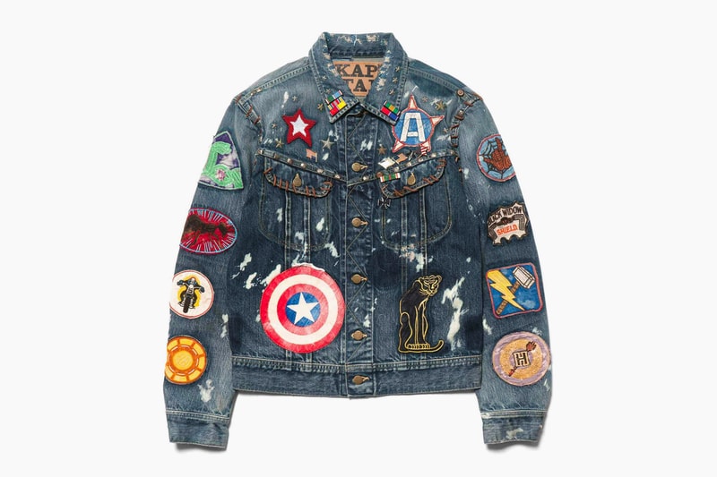 KAPITAL Marvel Heroes Villains Denim Trucker Jackets release info captain america spiderman thor the hulk venom