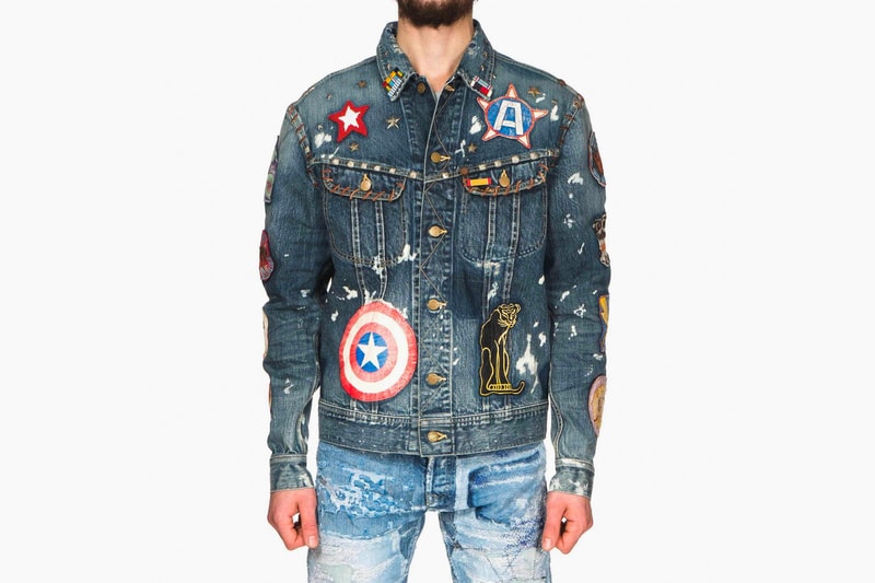 KAPITAL Marvel Heroes Villains Denim Trucker Jackets release info captain america spiderman thor the hulk venom