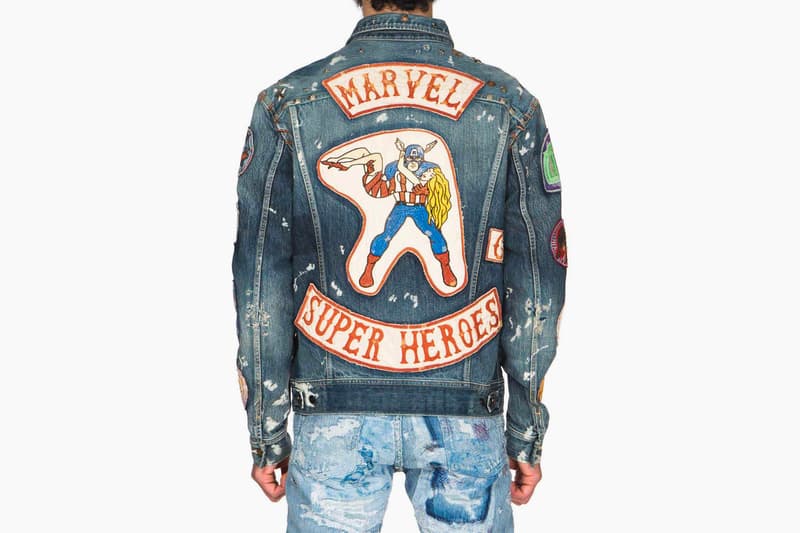 KAPITAL Marvel Heroes Villains Denim Trucker Jackets release info captain america spiderman thor the hulk venom